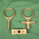 #2 open or closed oarlocks<br>shanks machined .015 undersize to fit .625 bored socket